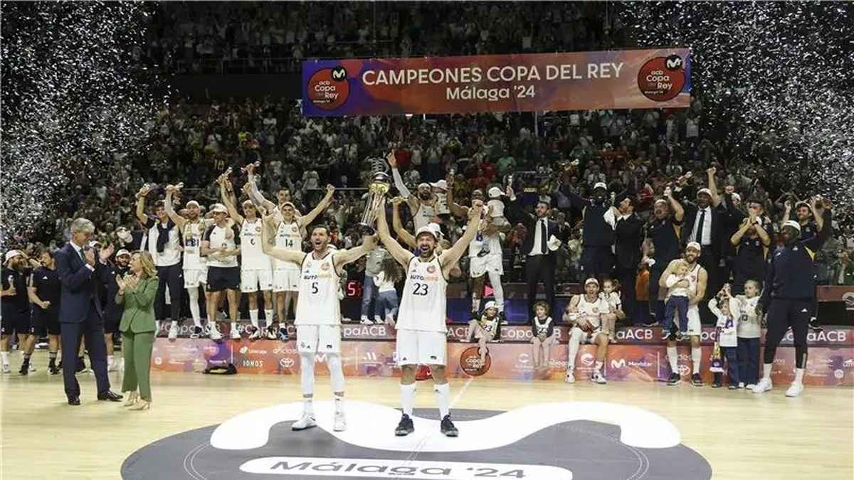ريال مدريد يتوج بطلاً لكأس ملك إسبانيا لكرة السلة للمرة الـ29