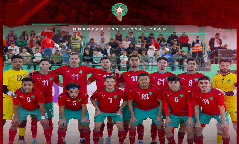 للمنتخب الوطني للشبان داخل القاعة