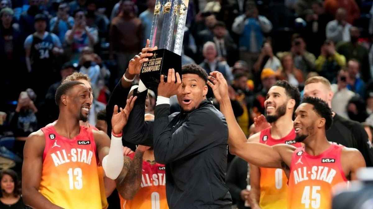 فريق يانيس يفوز على فريق ليبرون في مباراة كل النجوم 2024 بفارق كبير