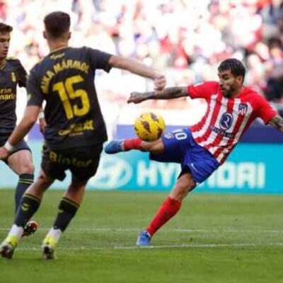 فوز ساحق لأتلتيكو مدريد على لاس بالماس بخماسية