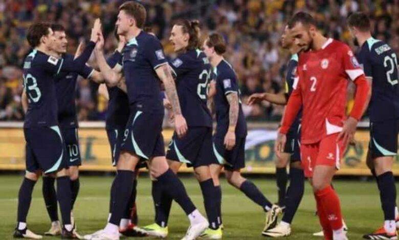 لبنان تتلقى هزيمة قاسية 5-0 أمام أستراليا في تصفيات كأس العالم وكأس آسيا