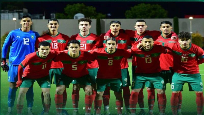 المنتخب المغربي الأولمبي يفوز على ويلز بهدفين نظيفين