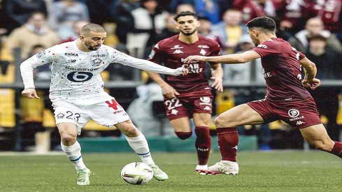 ليل يتغلب على ميتز 2-1 ويتصدر المركز الثالث مؤقتًا في الليغ 1