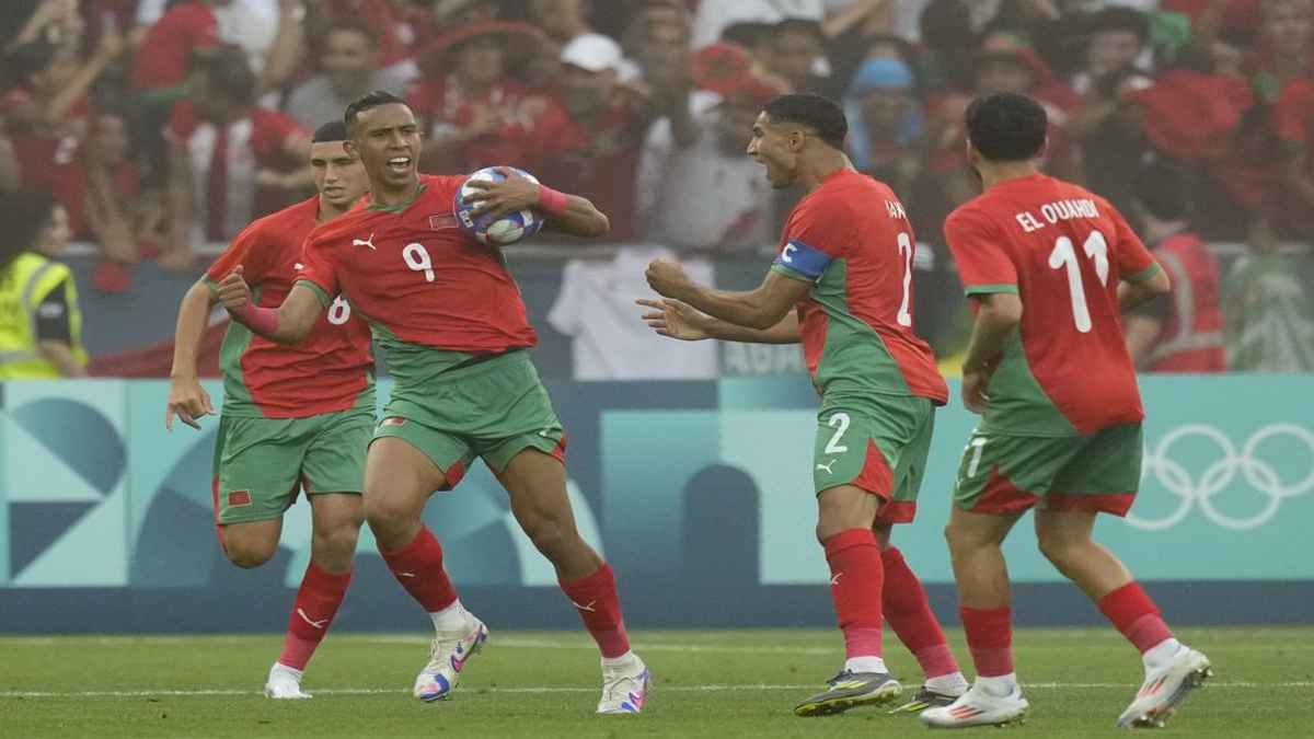 المنتخب المغربي يخسر أمام أوكرانيا 2-1 في أولمبياد باريس 2024