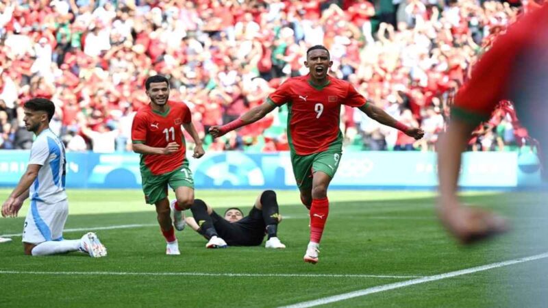 المغرب يهزم الأرجنتين في مباراة مثيرة بأولمبياد باريس 2024