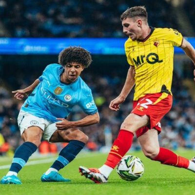 مانشستر سيتي يحسم تأهله إلى الدور المقبل من كأس الرابطة الإنجليزية بفوز صعب على واتفورد