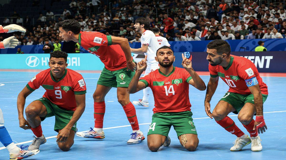 المنتخب المغربي يحقق فوزاً ثميناً على طاجيكستان في كأس العالم للفوتسال