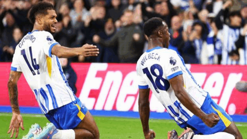 برايتون يُحقق ريمونتادا تاريخية أمام توتنهام