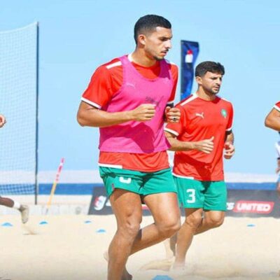 فوز المنتخب الوطني المغربي لكرة القدم الشاطئية على تنزانيا في كأس إفريقيا