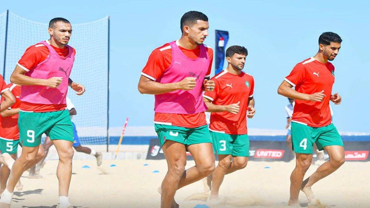 فوز المنتخب الوطني المغربي لكرة القدم الشاطئية على تنزانيا في كأس إفريقيا