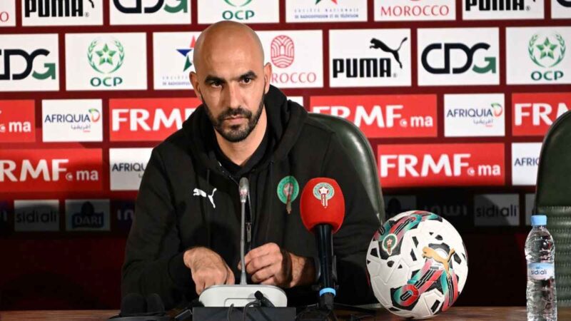 الركراكي المنتخب المغربي