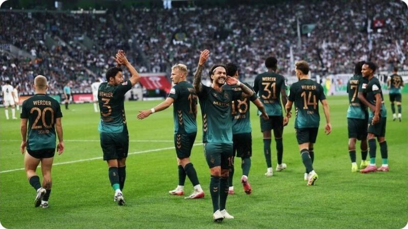 فيردر بريمن يحصد فوزه الأول في البوندسليغا