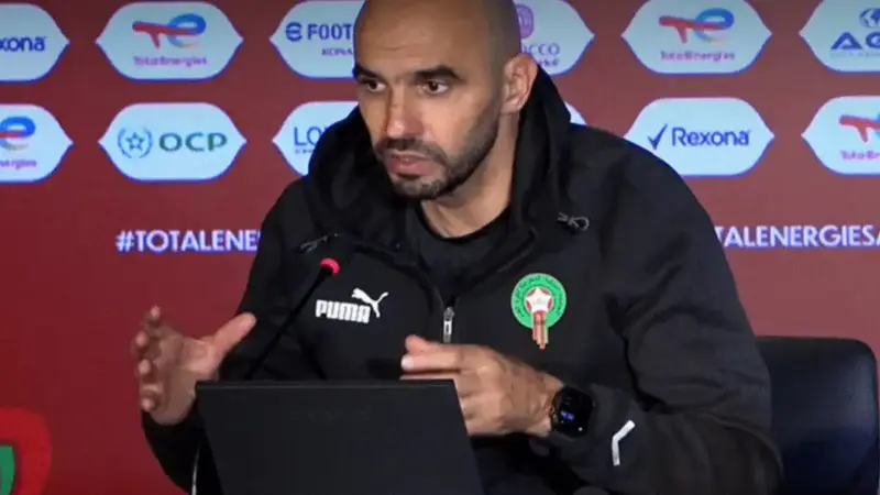 تحليل وليد الركراكي لمباراة المغرب وتنزانيا