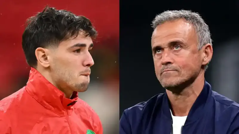 لويس إنريكي يدافع بشراسة عن براهيم دياز بعد ركلة الجزاء الشهيرة