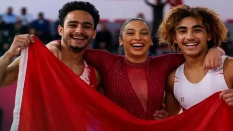 البطولة الإفريقية للجمباز.. حمزة الحسيني يتوج بالذهب وسيلينا بوسمايو تحرز الفضة!