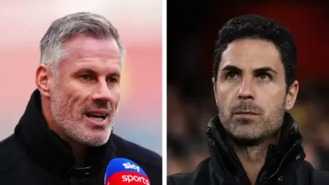 تصريح صادم من كاراغر.. أرتيتا في مأمن حتى لو خسر أرسنال الدوري!