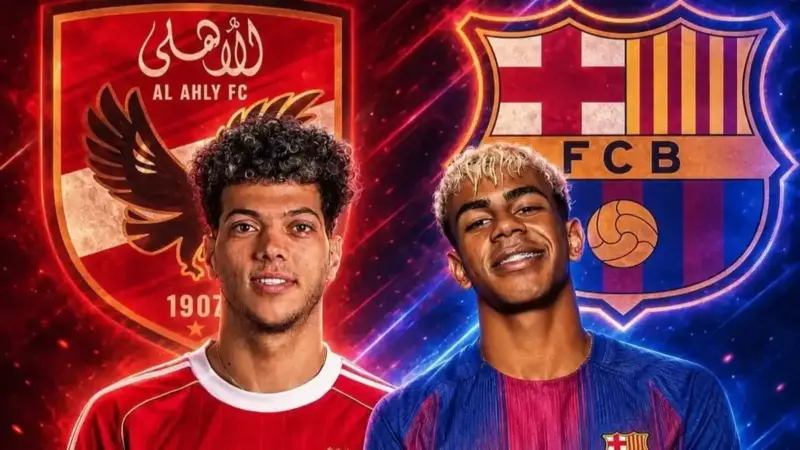 الأهلي المصري يعلن رسميًا مواجهة برشلونة في كأس غامبر 2026