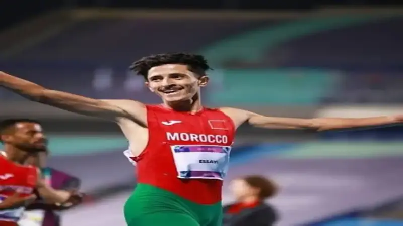 أنس الساعي أول إفريقي ورابع العالم في سباق الميل على الطريق ببطولة العالم
